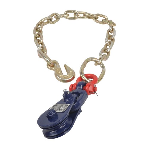 Ton snatch block - 3", w/