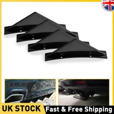 4xBlack Rear Bumper Spoiler