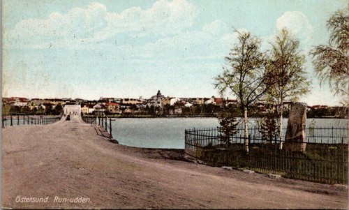 Postcard ostersund run udden - postcard,