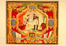 LARGE 1862 EXHIBITION PRINT AXMINSTER CARPET FOR WALL DECORATION THOMAS TAPLING