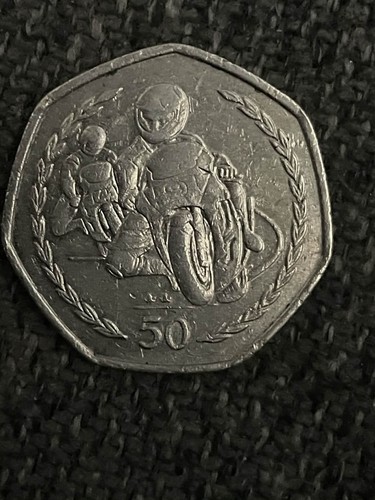 1997 isle man 50p coin - 50p,