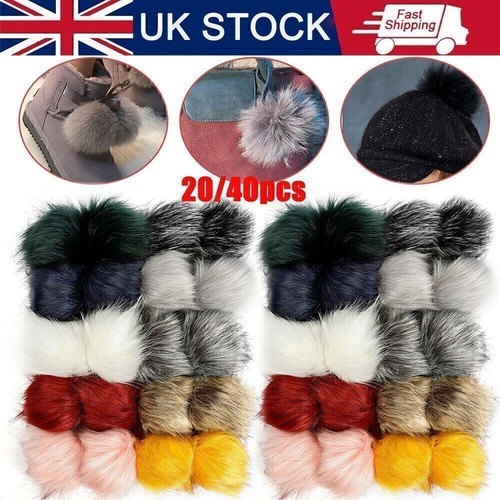 40pcs fluffy faux - fluffy, rabbit