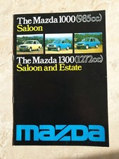  Mazda  1300 Saloon and Estate Brochure