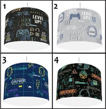 GAMER LEVEL UP GLITCH GAME OVER  Ceiling Light Shade  Lampshade  Reusable