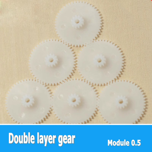 Double layer gear plastic - double,