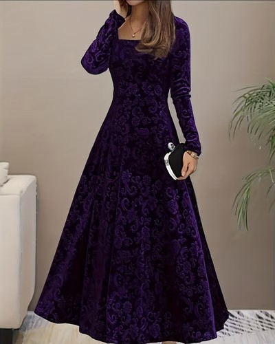 Ladies elegant velvet - ladies, long