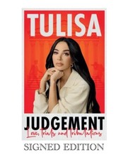 SIGNED Tulisa Book Judgement 1st Edition Hardcover & COA N-Dubz Autograph Auto