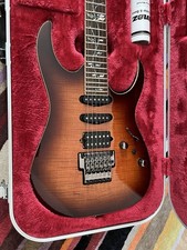 IBANEZ LIMITED EDITION RG8560BSR J.CUSTOM ELECTRIC GUITAR IN BROWNISH SPHALERITE