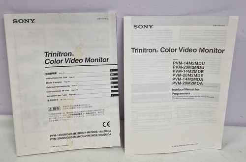 Sony trinitron pvm 14m2md - sony,