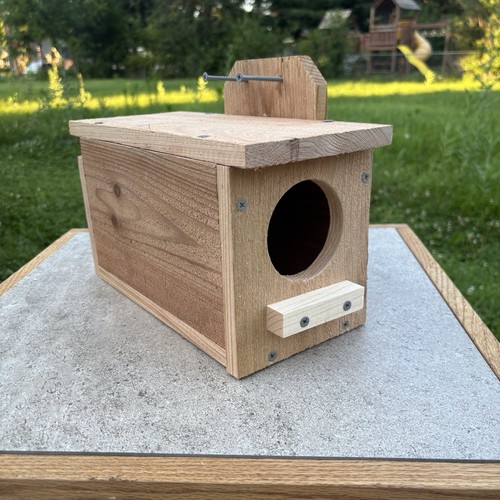 Cedar squirrel house nesting - cedar,