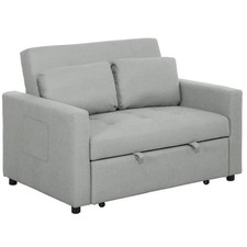 HOMCOM Velvet-Feel Two-Seater