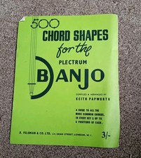 Chord Shapes For The Plectrum Banjo Compiled And Arranged By Keith Papworth