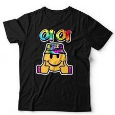 90's Rave T Shirt Unisex Kids & Ladies Nostalgia Acid House Party DJ Tie Dye