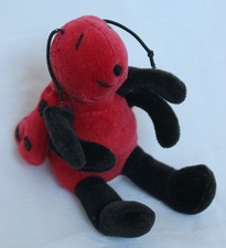 Vintage Manhattan Toy Company Ltd Early Jellycat Tiny Ladybird Ladybug Toy 