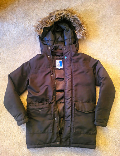 Jack jones boys black padded - &,