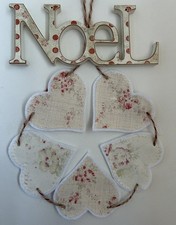 Peony & Sage Heart Bunting ~