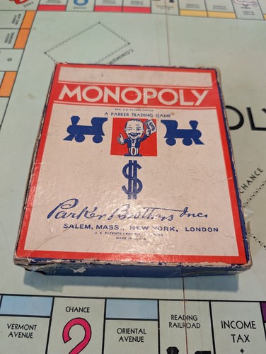 Vintage wwii monopoly game - monopoly,
