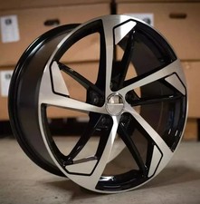 17" VW POLO MK4,5,6 Gloss Black,Polished  RS5 VAG12  Design 7.5j Alloys X4
