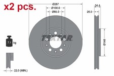 X2 PCS FRONT BRAKE DISC ROTOS