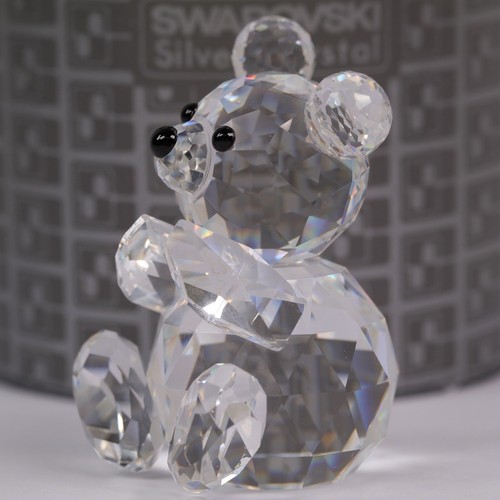 Swarovski crystal bear - crystal,