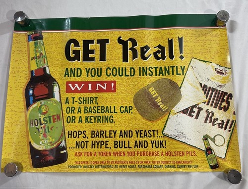 Holsten beer get real - holsten, poster