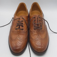 Brand New Russell & Bromley Ladies Tan Brogues Size 39 (H15)