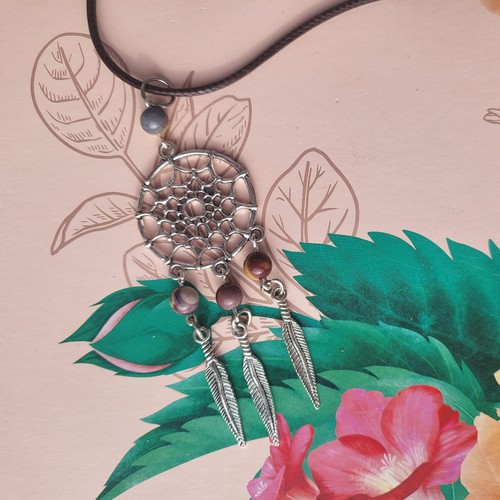 Dream catcher necklace - dream,