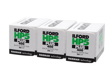 Ilford HP5 35mm Plus 400 ISO Black & White Camera film 36 exp. Pack of 3 B+W