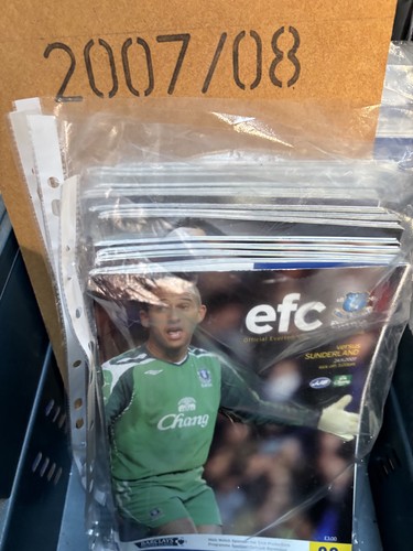 Everton home programmes - home,