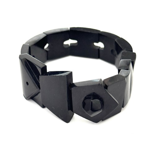 Antique victorian whitby jet - whitby,