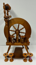 ASHFORD SPINNING WHEEL TRAVELLER 7 X BOBBINS WOOD TREADLE *READ DESC*