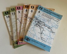 BR Passenger Timetables (x6) 1980s
