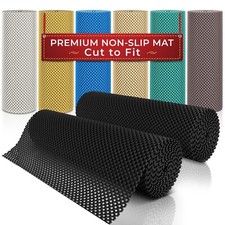 Kitchen Cupboard Liners Shelf Underlay Under Lining Non Slip Mat Roll Rubber UK