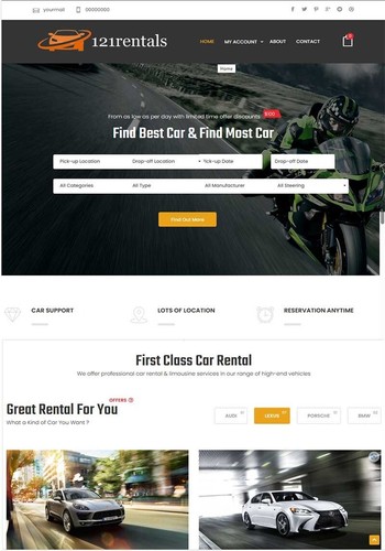 Cars and vehicle - vehicle, rental