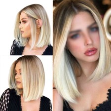 Womens Natural Short Straight