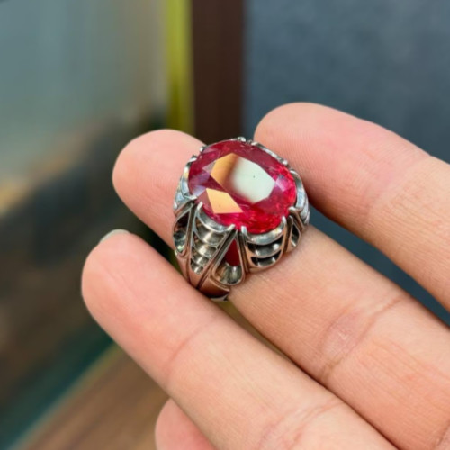 Carats ruby ring natural - carats,