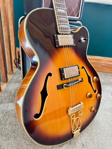 1989 epiphone emperor sunburst - emperor,