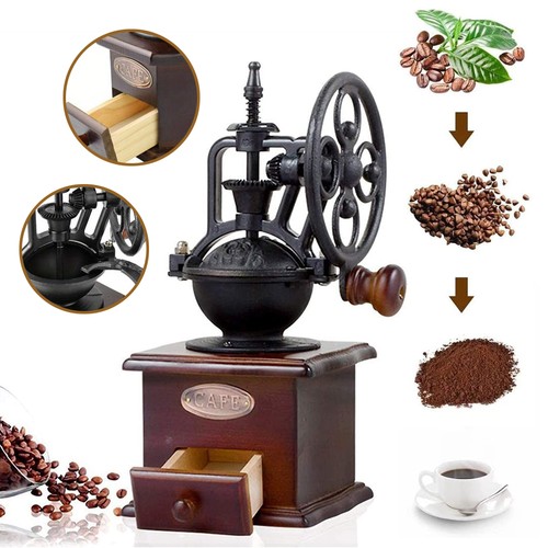 Vintage coffee bean grinder - bean,