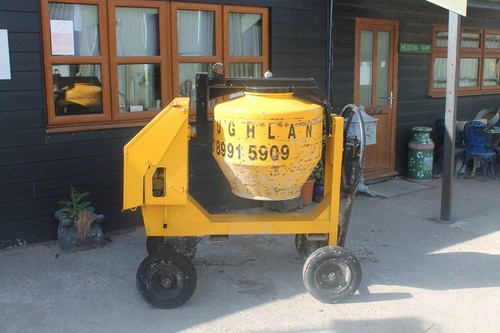Diesel cement mixer - cement,