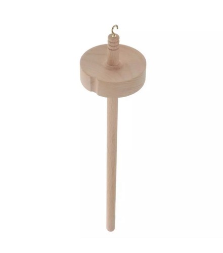 Wood drop spindle top - drop,