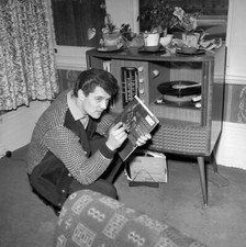 Eden Kane Sitting By Radiogram