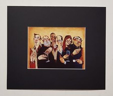 TODD WHITE 'Writer's Block' Mounted Litho Print