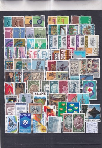 Iceland 1966 1978 mnh nice - ,