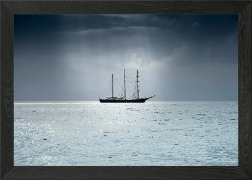 Ship the sea framed wall - ship,