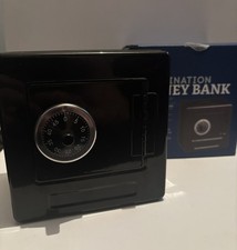 Metal Combination Money Box With Coin Slot Ideal For Children And Adults Novelty