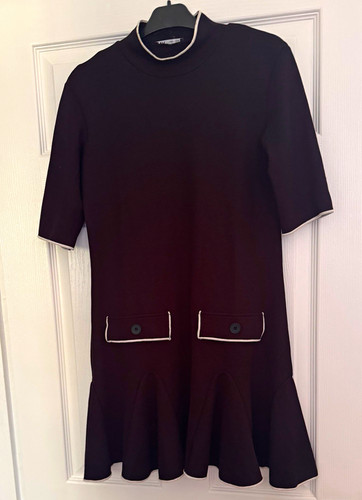 Zara high neck knit shift - zara,