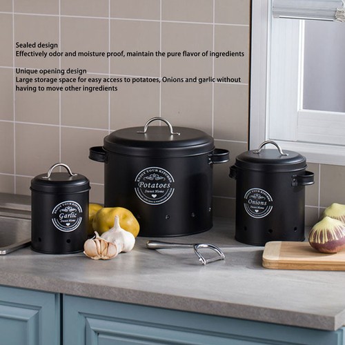 Potato storage jar 3pcs - potato,