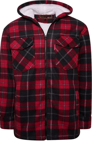 Men lumberjack hooded - men's,