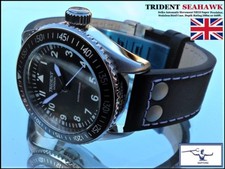  Trident Seahawk Pilot Aviator 20ATM 200M NH35 Autowind movement