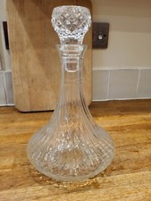 Vintage Clear Glass Decanter